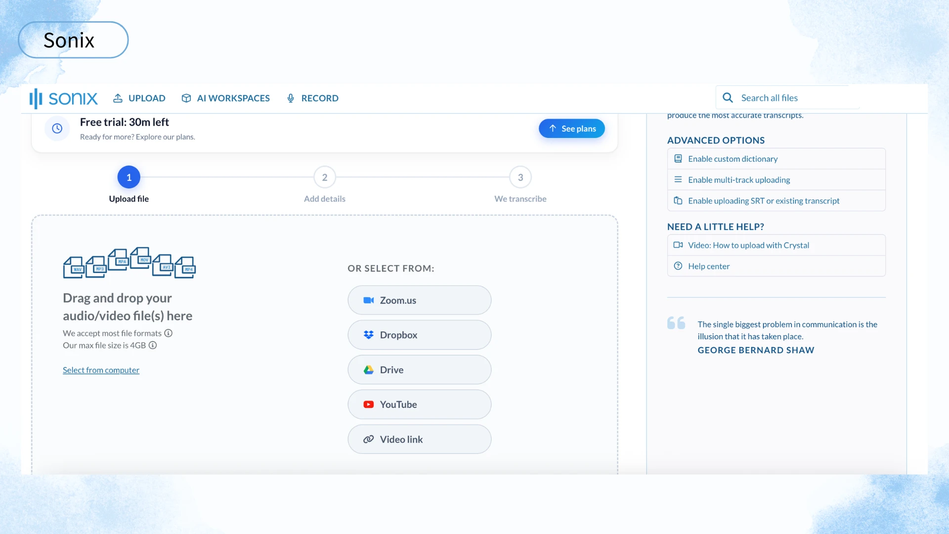 Sonix: Fast AI Transcription with Advanced Editing Tools - Dechecker