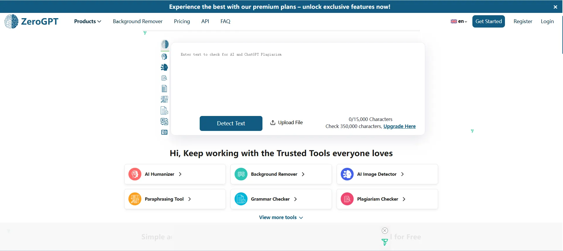 ZeroGPT – Fast AI content check