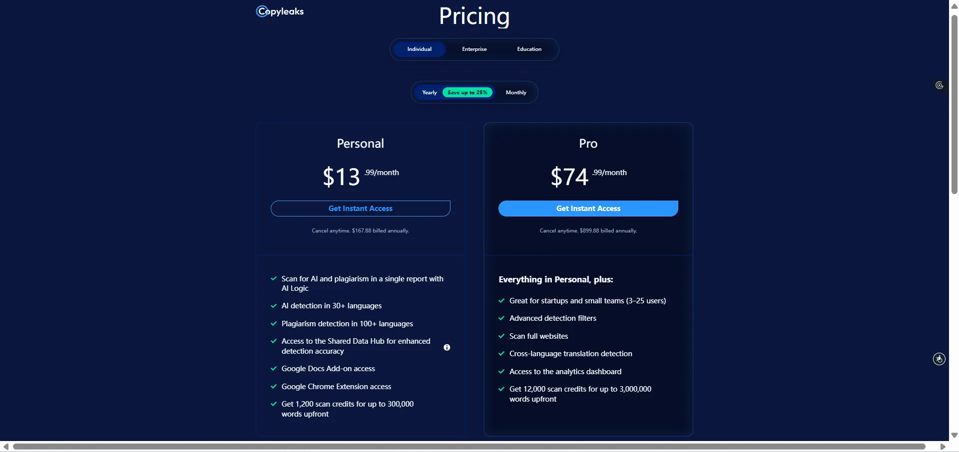 Copyleaks – Academic & research content detection