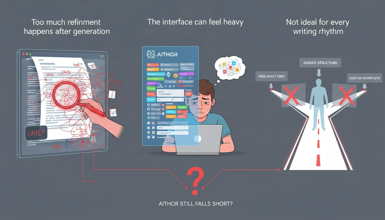 Not ideal for every writing rhythm - Dechecker