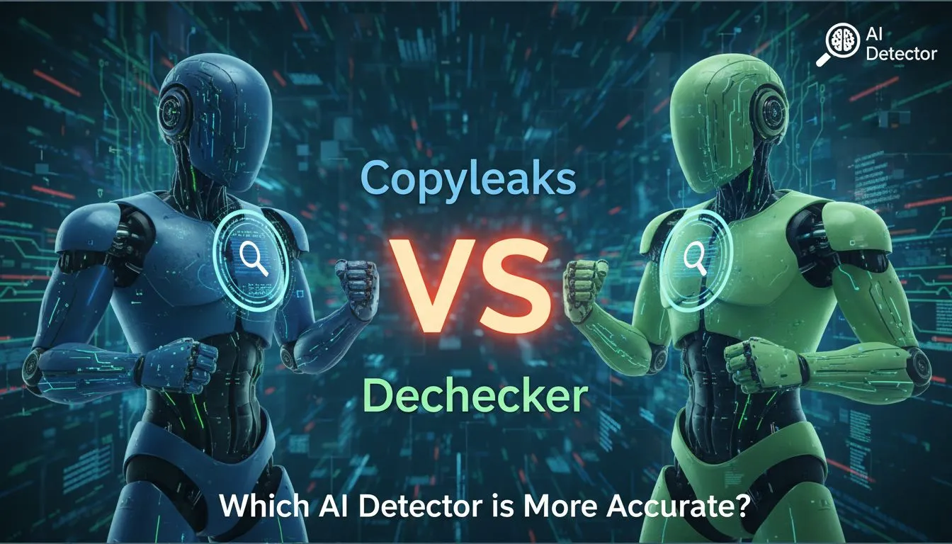 Copyleaks vs Dechecker：Which AI Detector is more Accurate