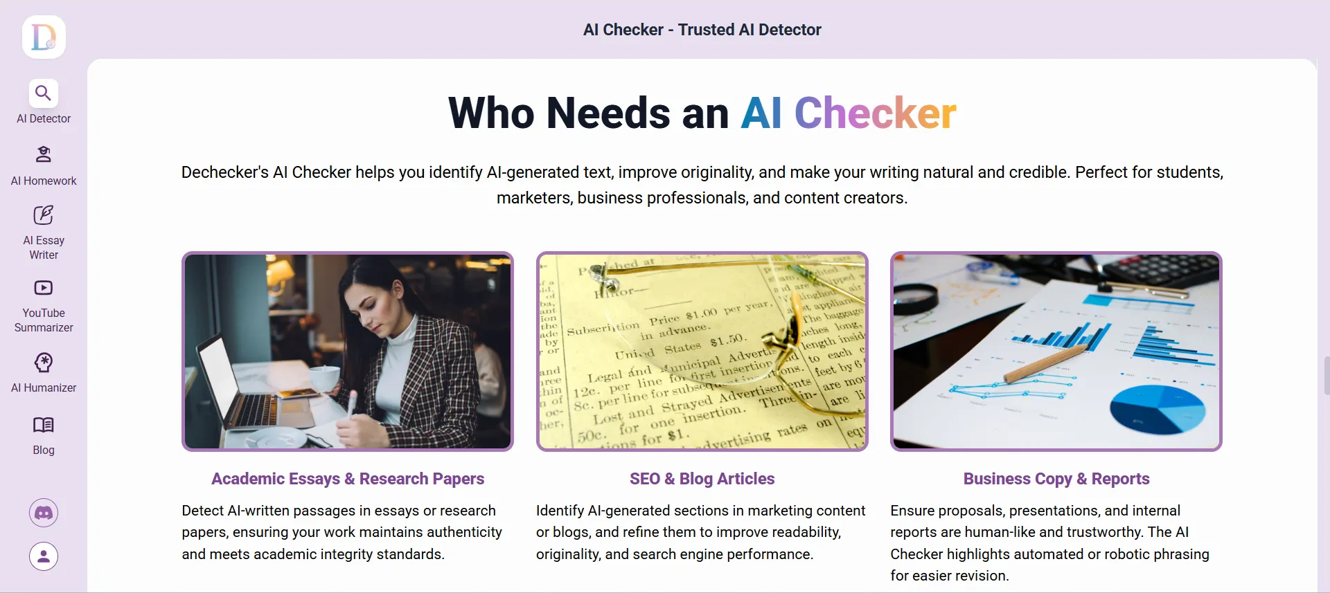 Choosing Dechecker