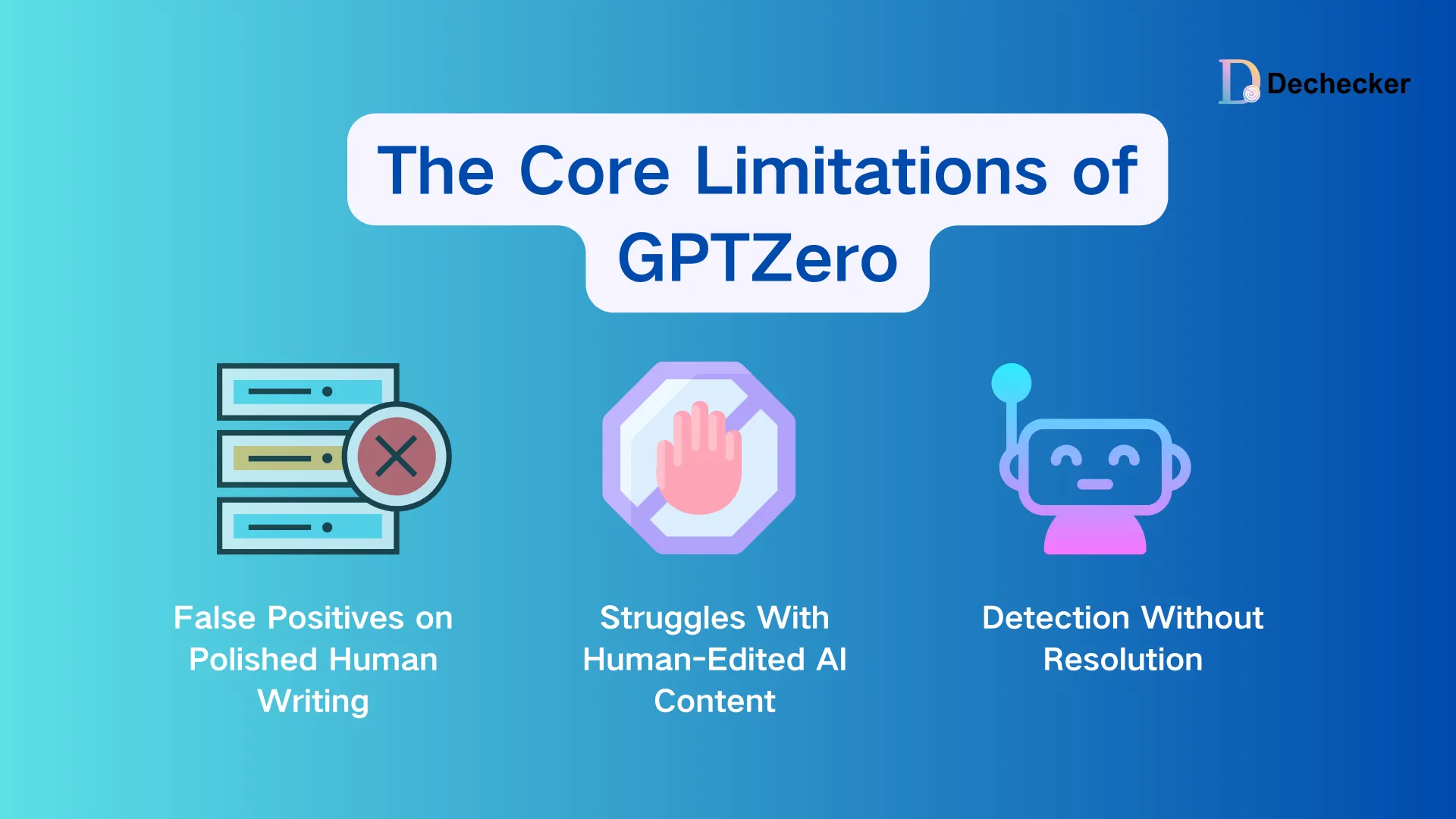 GPTZero's limitations