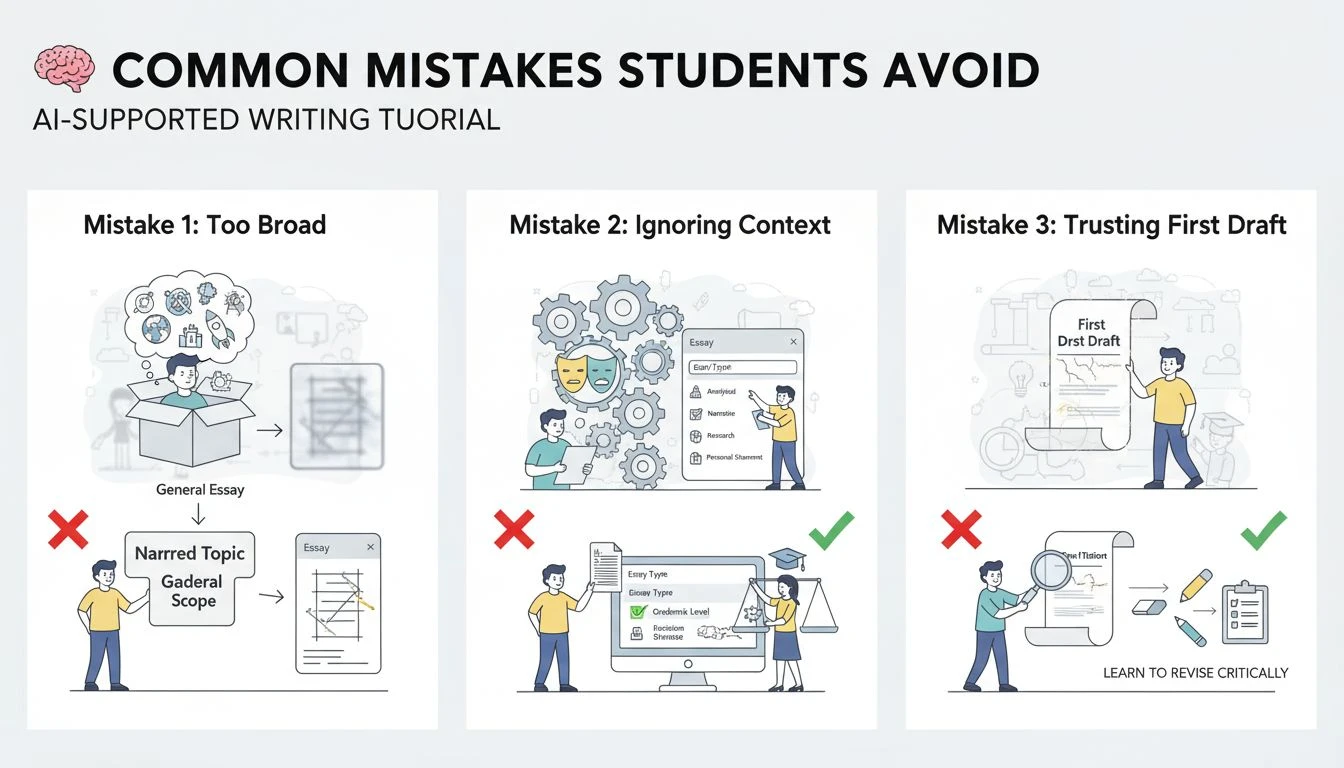 Mistake 3: Trusting the first draft too much - Dechecker