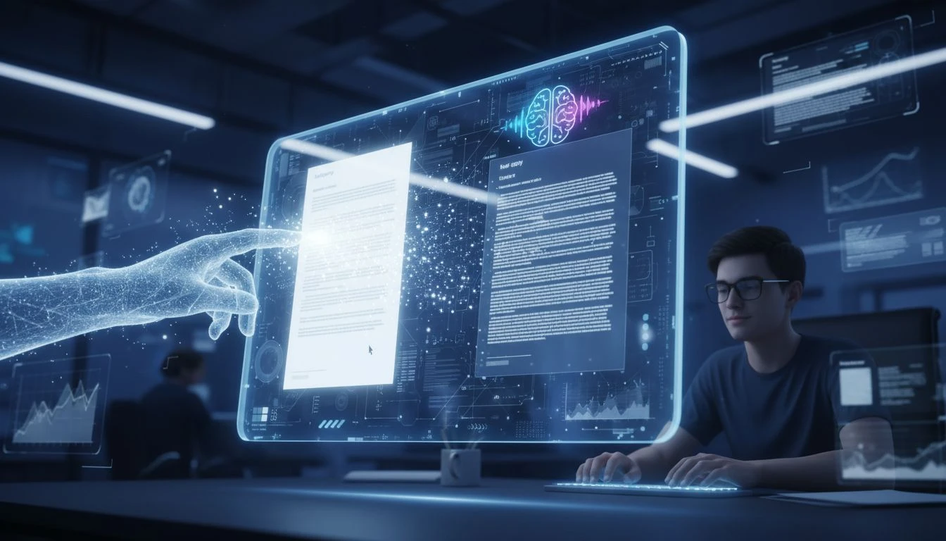 Use AI to reduce blank-page pressure - Dechecker