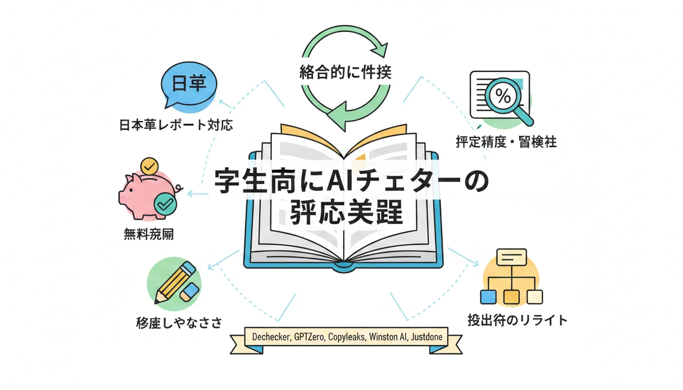 学生向けAIチェッカーの評価基準 - Dechecker