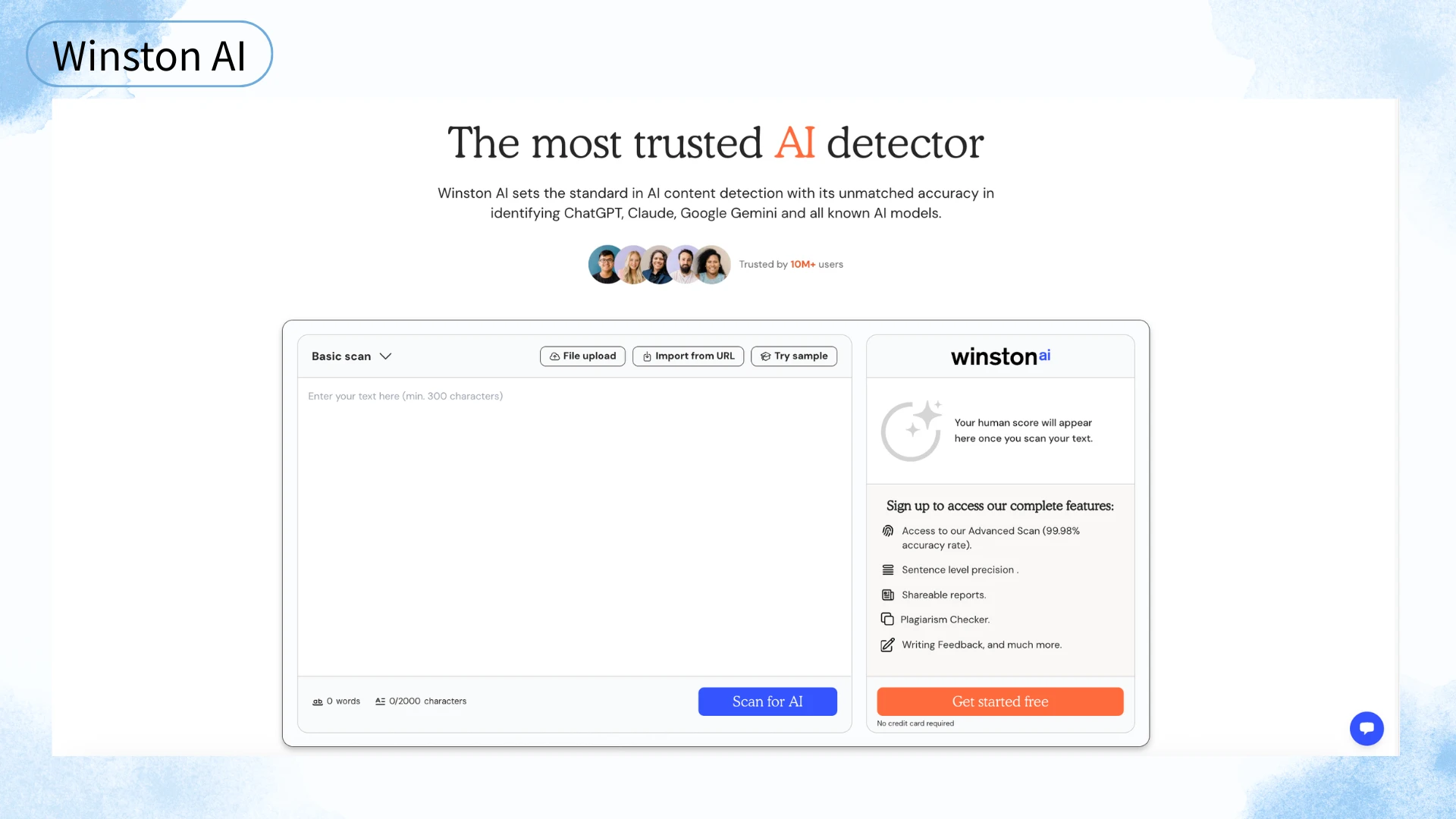 Winston AI：教育機関での提出物確認に向くツール - Dechecker