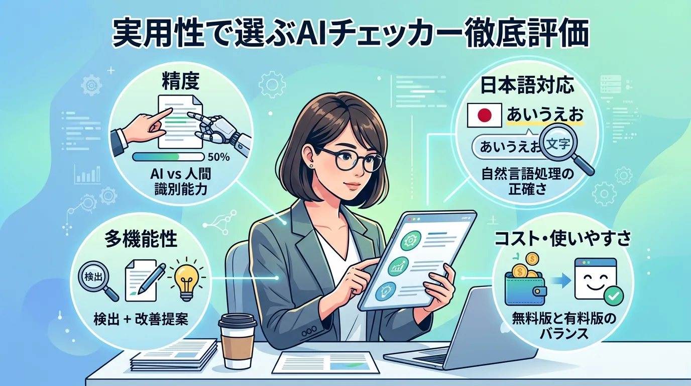 AIEnhancer_Generator_生成日文博客配图：AIチェッカーの評価は.jpeg