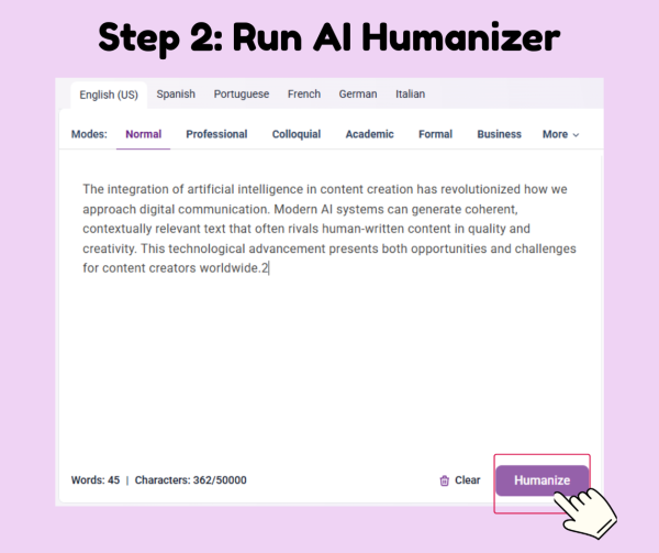 Hover Steps 2 - Dechecker