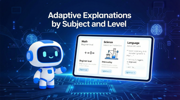 Adaptive Explanations by Subject and Level - Dechecker
