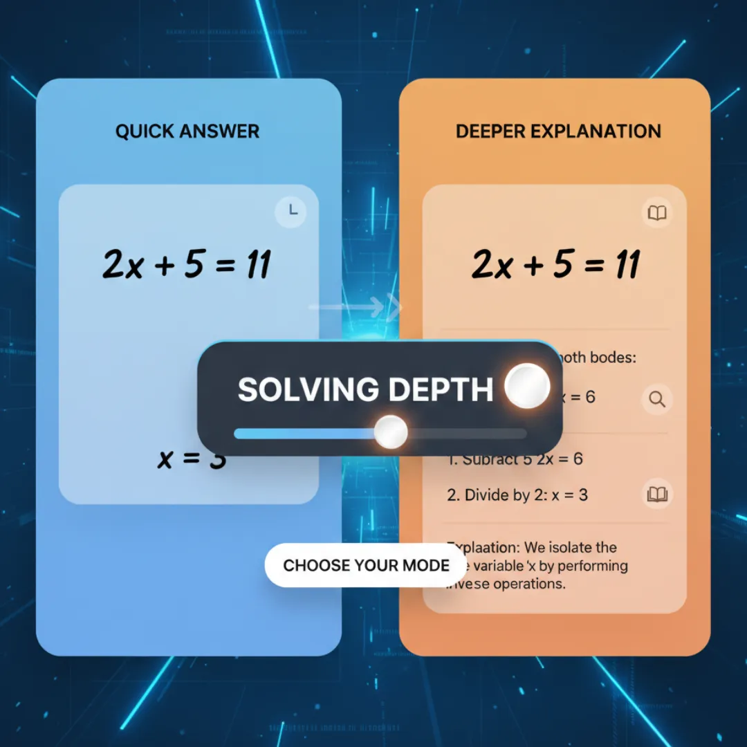 Features - Flexible Solving Depth - Dechecker