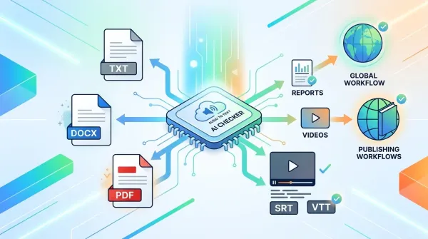 Export, Subtitle & Workflow Output - Dechecker