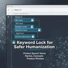 Features - Keyword Lock for Safer Humanization - Dechecker