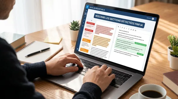 Réécriture des sections détectées par detecteur ia - Dechecker
