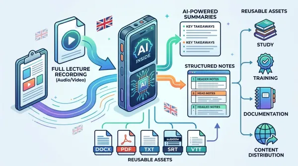 Multi-Format Export + AI Summaries - Dechecker