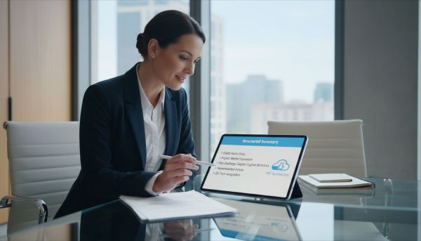 Consultants preparing client reports and meeting insights - Decheker
