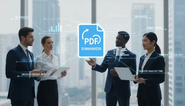 Business professionals analyzing dense reports and proposals - Dechecker