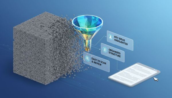 Structured output optimized for readability and scanning - Dechecker