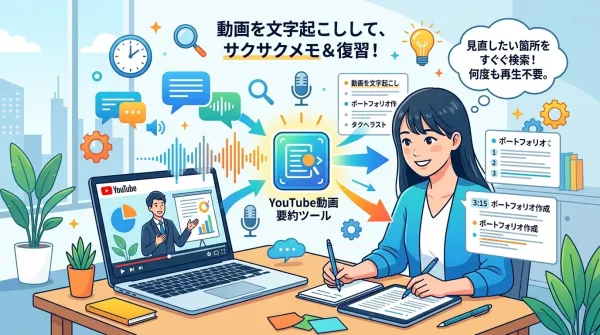 詳細な文字起こしを自動生成できる - Dechecker